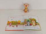 Livre d'histoires Disney « Winnie l'ourson » avec une figurine et un petit personnage de Winnie l'ourson