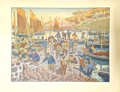 Henri Rivière (1864-1951) - Le port. - Photo 1