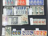 a picture of a collection of stamps in a display case