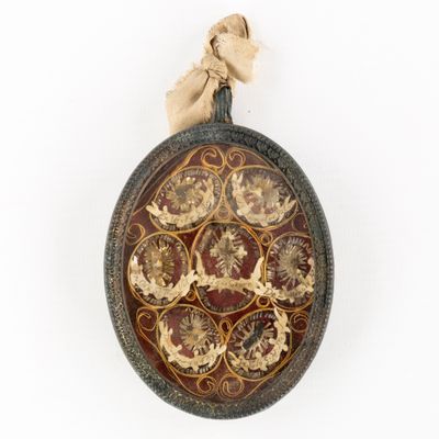 a decorative ornament hanging on the wall
