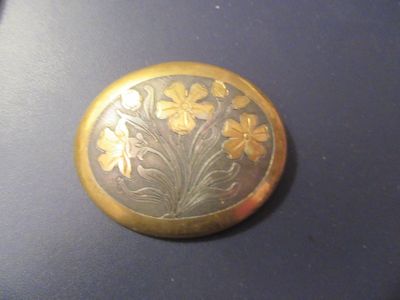 Broche Fantaisie Style Tolede A Decor Floral .