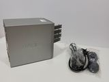 an image of a box with a pair of mouses and a pair of headphones