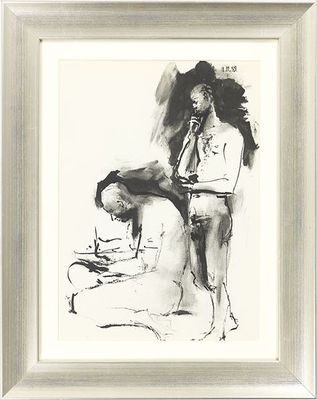 Pablo Picasso "Sans titre" (1953), encadré