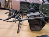 a lot of luggage that is sitting on the floor