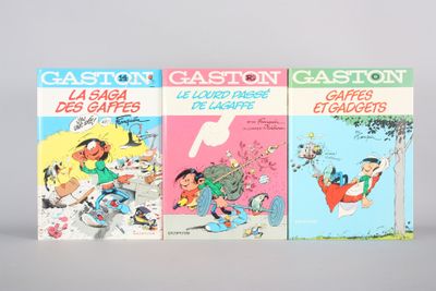 FRANQUIN, 3 albums des aventures de Gaston Lagaffe : 0 (1985…