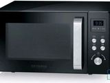 an image of a black microwave oven on a white background
