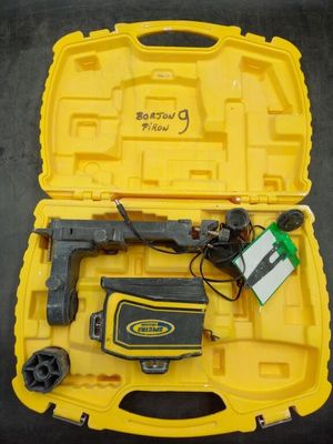 a close up of a yellow case with tools in it