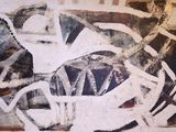 a picture of a painting on the wall of a building