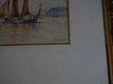 a picture of a picture of a sailboat in the water
