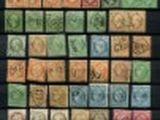 a picture of a picture of a wall made out of stamps