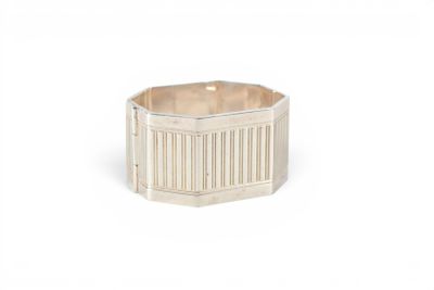 an image of a silver ring on a white background