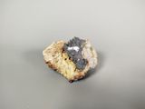 a piece of food that is sitting on a table