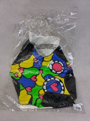 a plastic bag with a cartoon character design on it