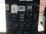 a display of audioquest equipment in a store