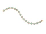 un bracelet d'émeraudes et de diamants