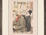 une image représentant un tableau où l'on voit un homme et une femme devant un piano