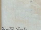 a painting of a man riding a horse on the beach