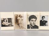 an open book with a picture of a man and a woman on it