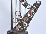 a musical instrument that is sitting on top of a box