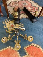 lot de chenets et suspension de style Empire à trois bras de…