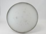 a white plate that is sitting on a table