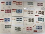 de nombreux types de timbres différents sur un fond blanc