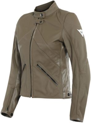 a women ' s leather jacket with zippers on the shoulders