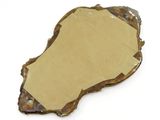 a piece of wood with a piece of paper on it