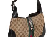 Sac à bandoulière Guccissi GG en toile et cuir