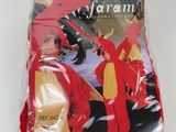 a plastic bag with a picture of a woman in a dragon costume
