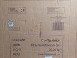 a cardboard box that has a picture of a person on it