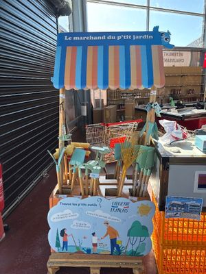 many items for sale at the outdoor market