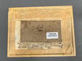 a close up of a piece of paper with writing on it