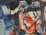 an image of a painting of a man and a woman in a room