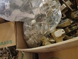 a box full of assorted items sitting on the floor