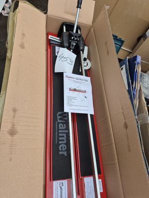 Lot de 2 Coupe-carrelage manuel Walmer, modèle MGZ, avec rai…