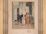 an image of a painting of a man and a woman in a room