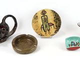 a lot of different items that are sitting on a table