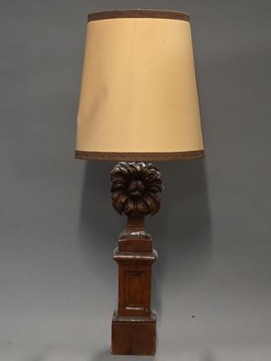 an image of a lamp with a lamp shade on top of it