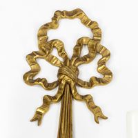 Paire d'appliques murales ornées d'un motif de nœud, en bron… (photo 5)