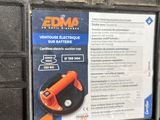 a sign on the side of a building that says edma