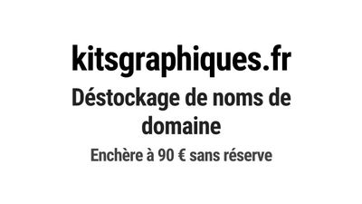 Nom de domaine kitsgraphiques.fr.