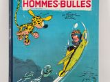 the cover of a comic book with a picture of a man on a surfboard