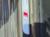 a close up of a door handle on a car