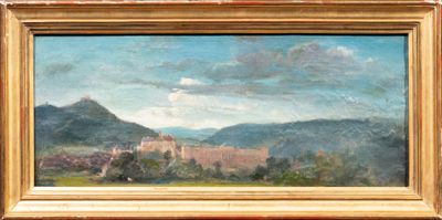 Alexandre SÉGÉ (1818-1885). Vue panoramique de Corse Huile s…
