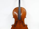 gros plan d'un violon sur fond blanc