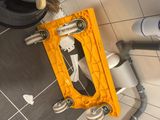 a picture of a toilet with a picture of a man on it