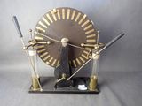 a clock that is sitting on top of a table