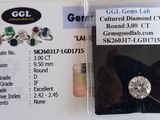 a card with a picture of a diamond on it