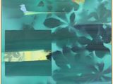 an image of a painting of a bunch of birds flying over a body of water